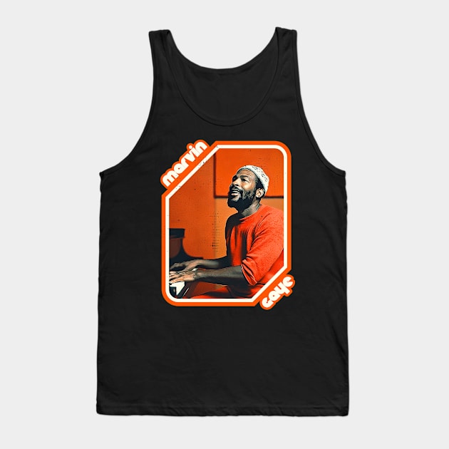 Retro Marvin Gaye Tribute Tank Top by darklordpug